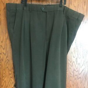 GREEN DESIGNER DRESS SLACKS - SIZE 52X32